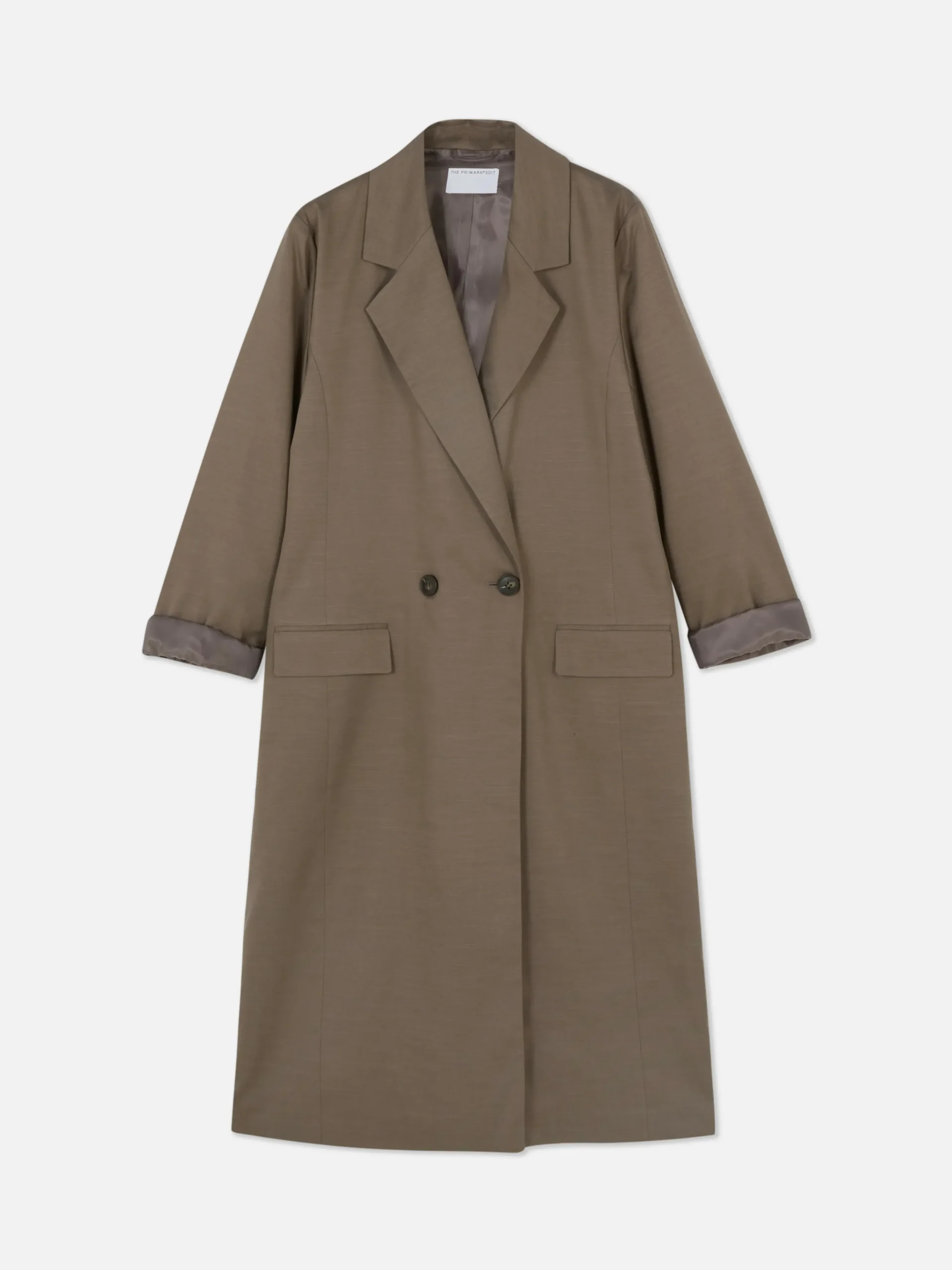 Abrigo Duster Con Doble Botonadura De The Edit
