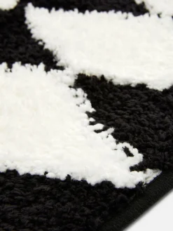 Alfombrilla De Baño Con Diseño De Rombos