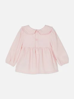 Blusa Con Cuello Fruncido