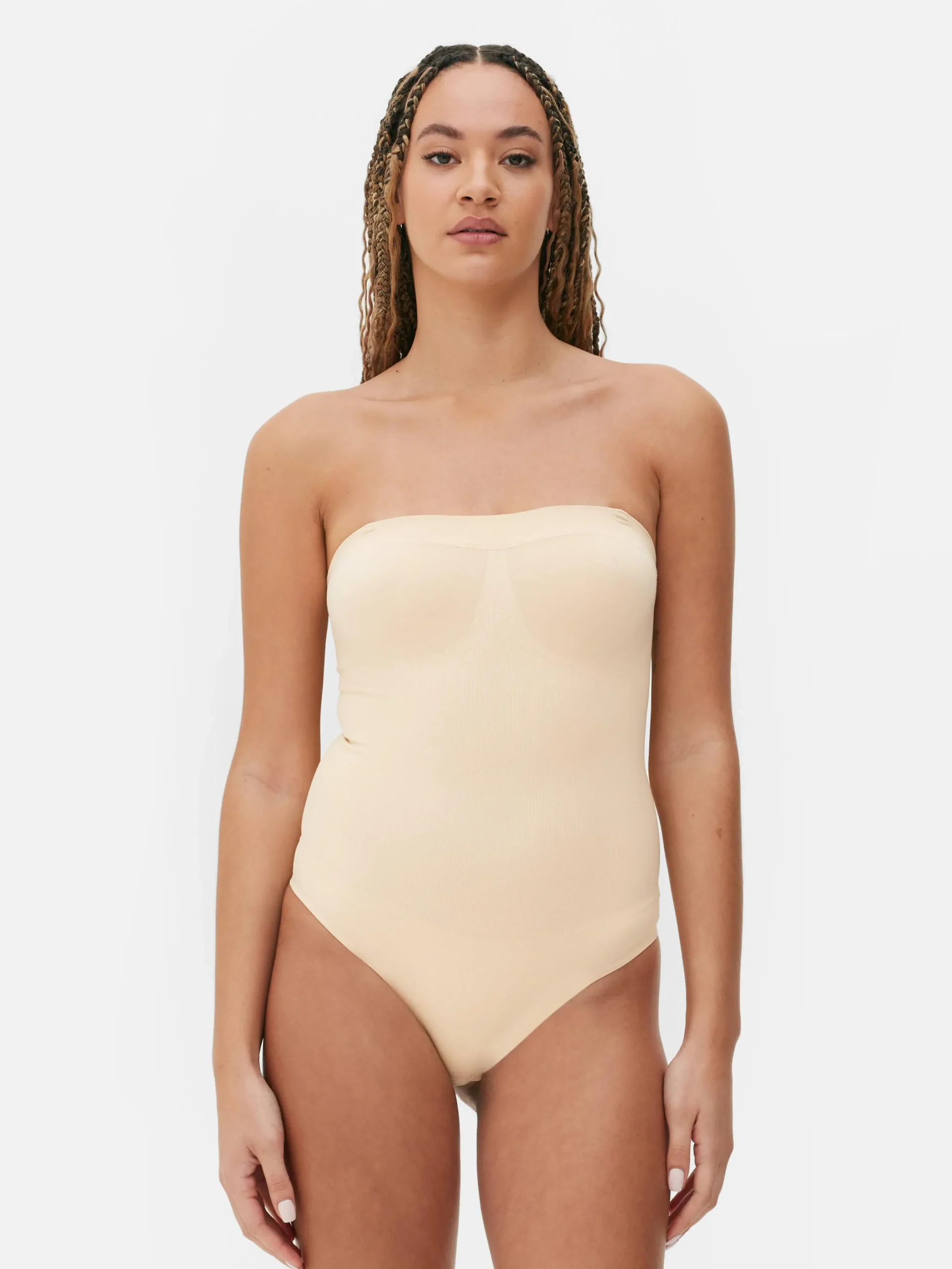 Bodi De Tirantes Con Tanga Sin Costuras