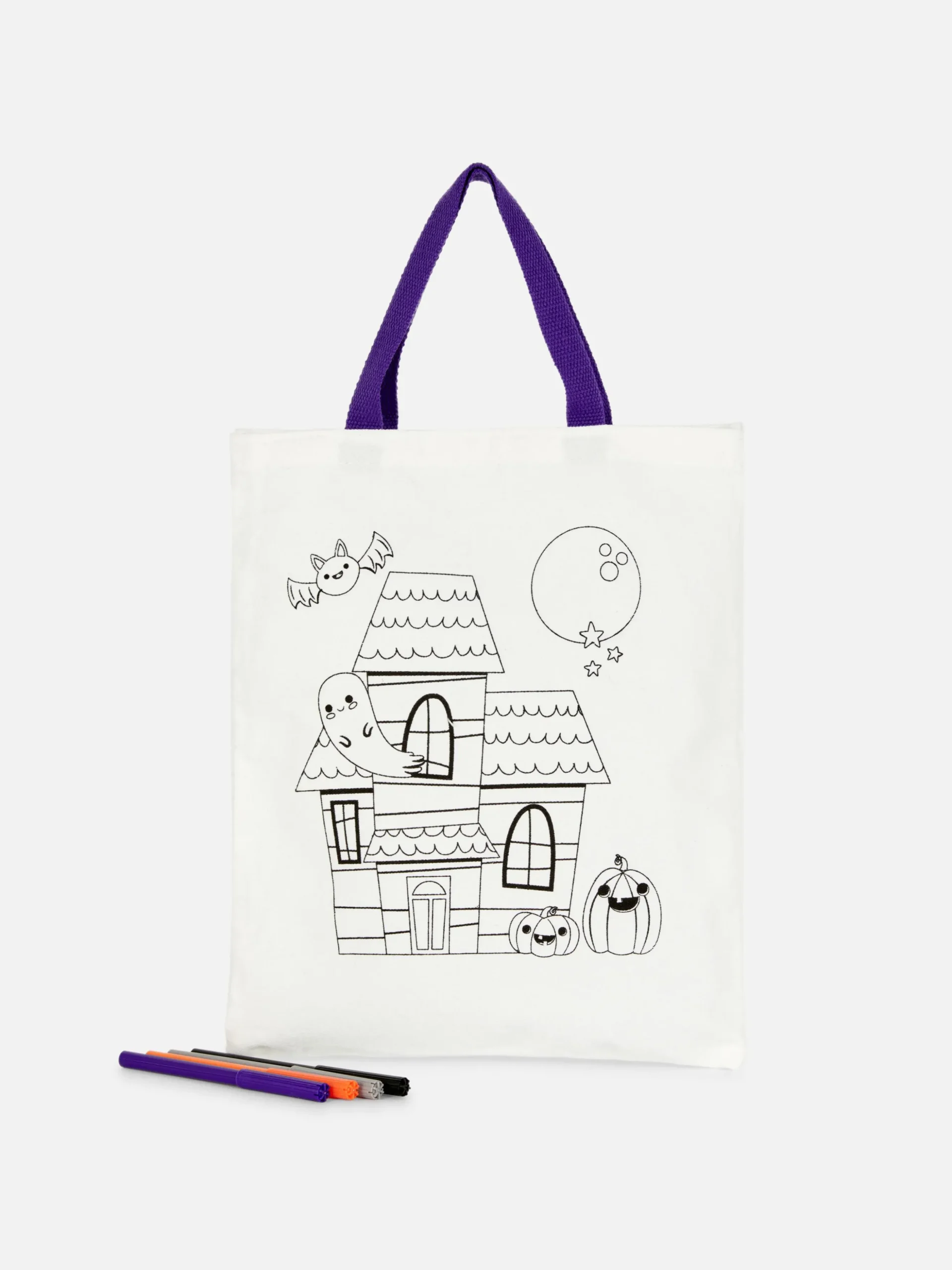 Bolsa De Halloween Para Colorear