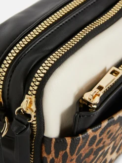 Bolso Para Cámara En Piel Sintética De Cocodrilo