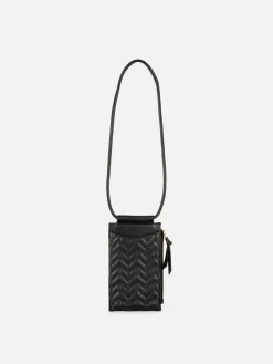 Bolso Para El Teléfono Acolchado Con Cremallera