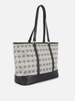 Bolso Shopper Con Monograma