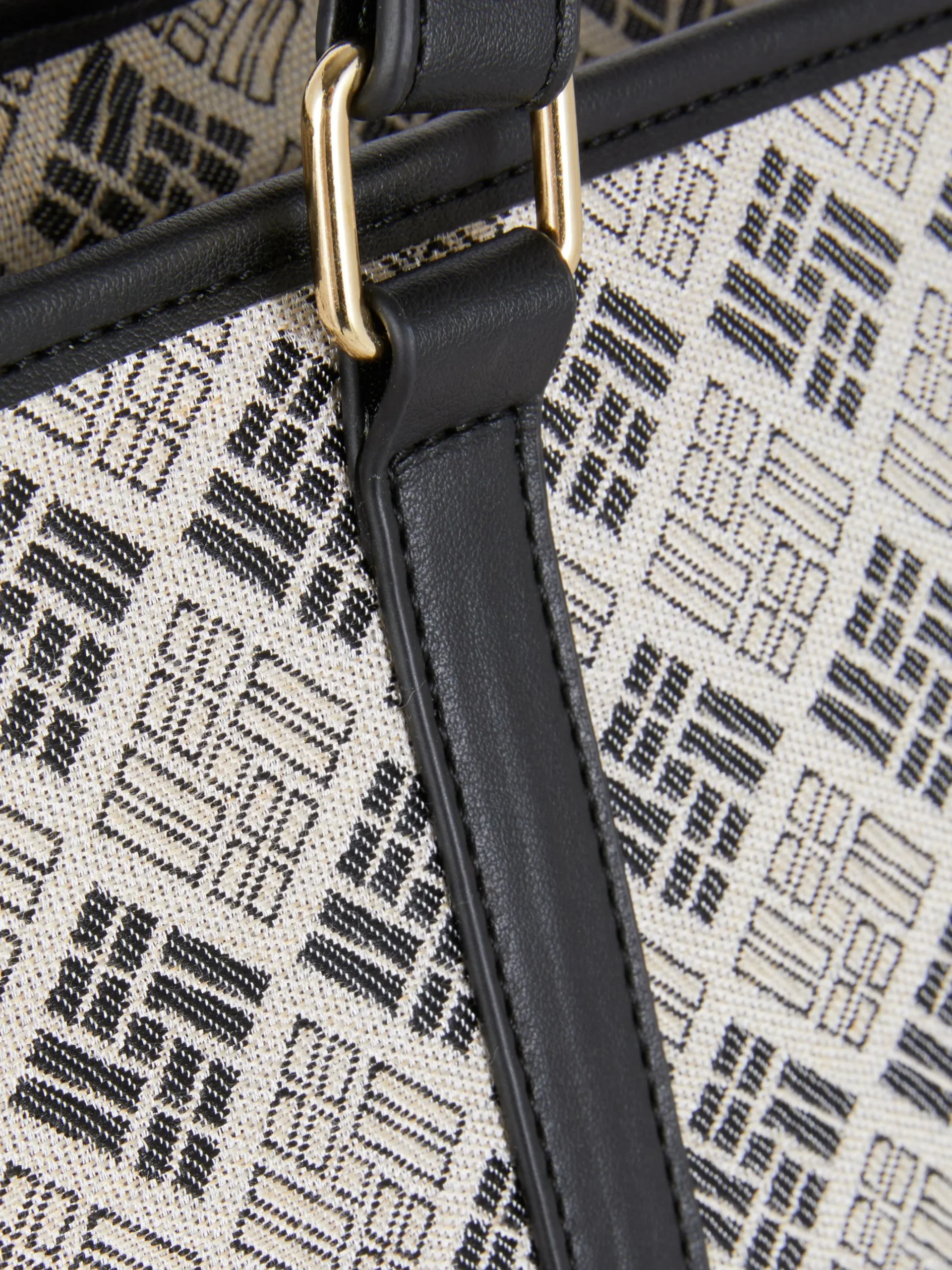 Bolso Shopper Con Monograma