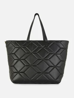 Bolso Shopper De Piel Sintética Acolchada