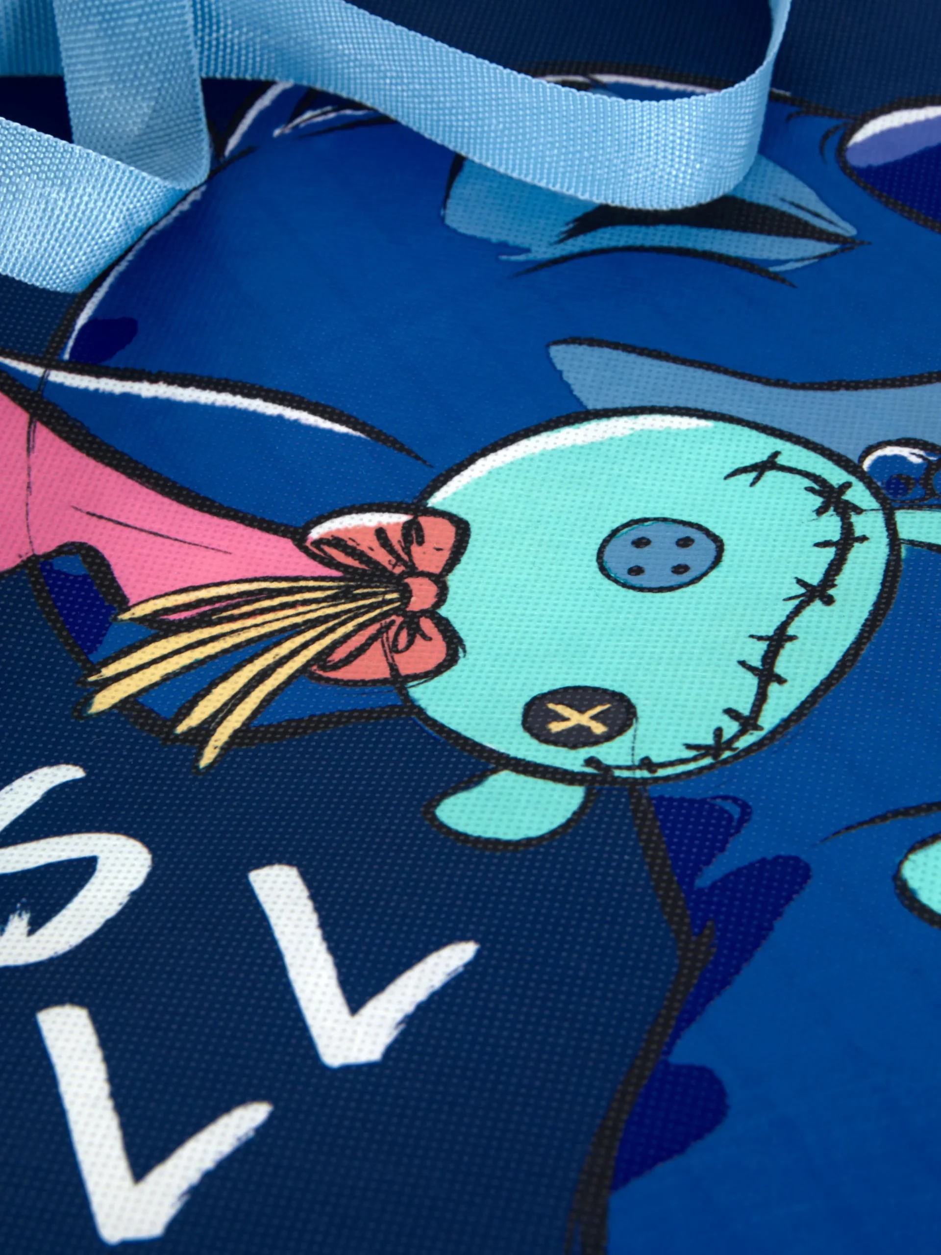Bolso Shopper Extragrande De Stitch De Disney