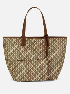 Bolso Shopper Grande Con Monograma