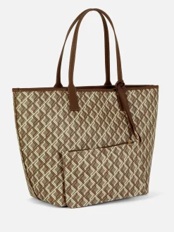 Bolso Shopper Grande Con Monograma
