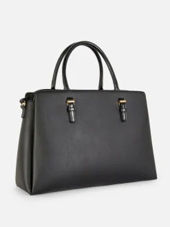 Bolso Tote De Mano De Piel Sintética Extraíble