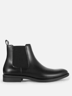 Botas Chelsea De Piel Sintética