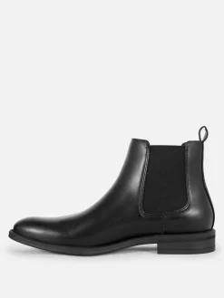 Botas Chelsea De Piel Sintética