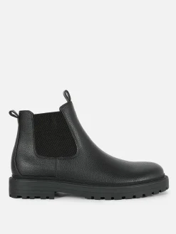 Botas Chelsea De Piel Sintética