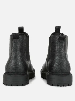 Botas Chelsea De Piel Sintética