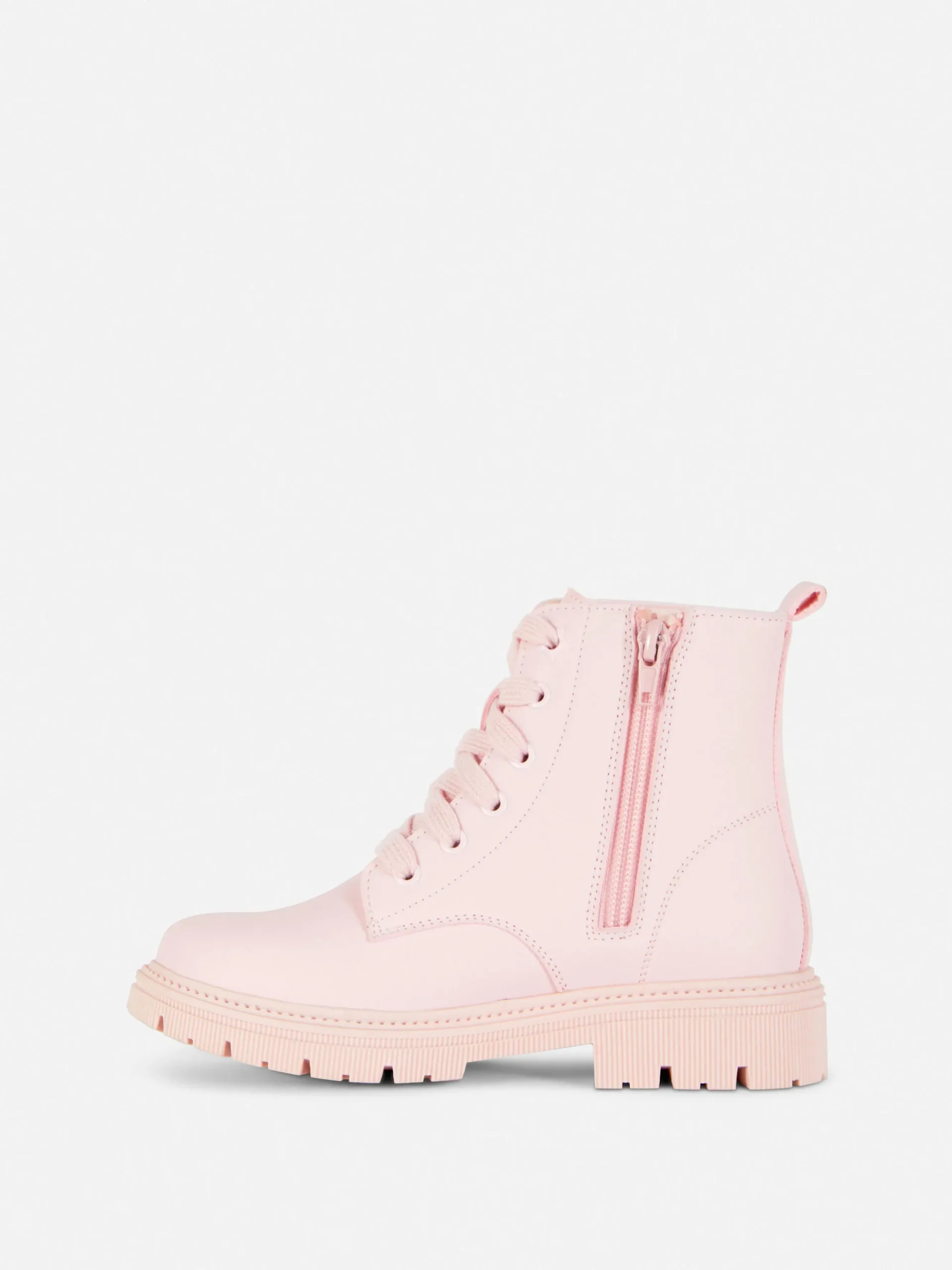 Botas Con Cremallera Y Suela Gruesa