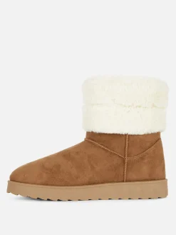 Botas Con Forro De Pelo Sintético