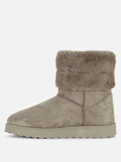 Botas Con Forro De Pelo Sintético