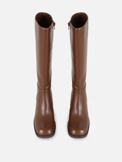 Botas De Tacón Hasta La Rodilla