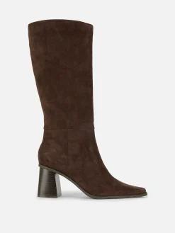Botas De Tacón Hasta La Rodilla