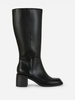 Botas De Tacón Hasta La Rodilla