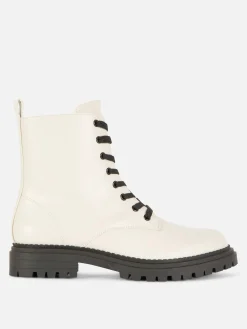 Botas Moteras Con Cordones