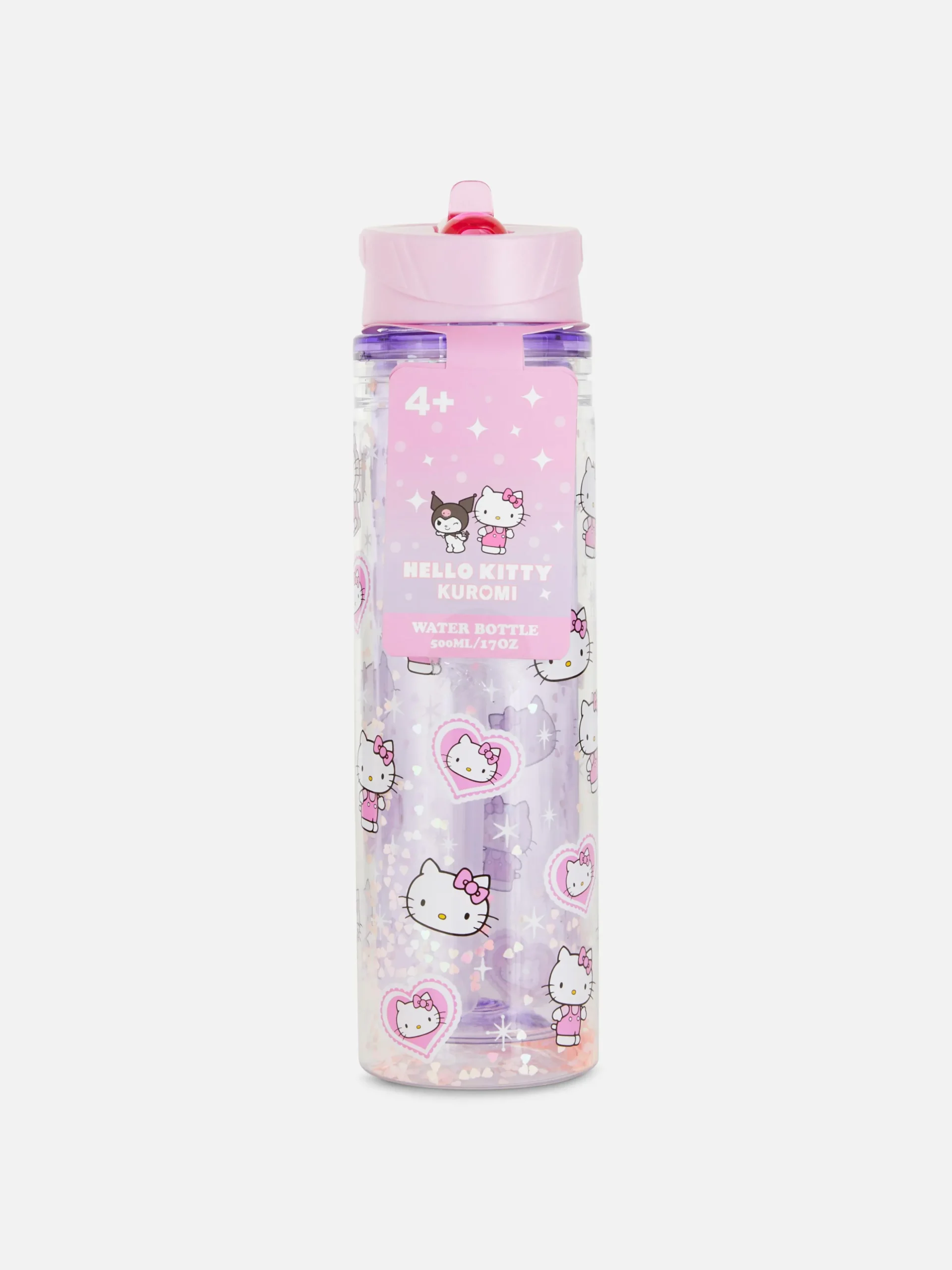 Botella De Agua Con Purpurina De Hello Kitty