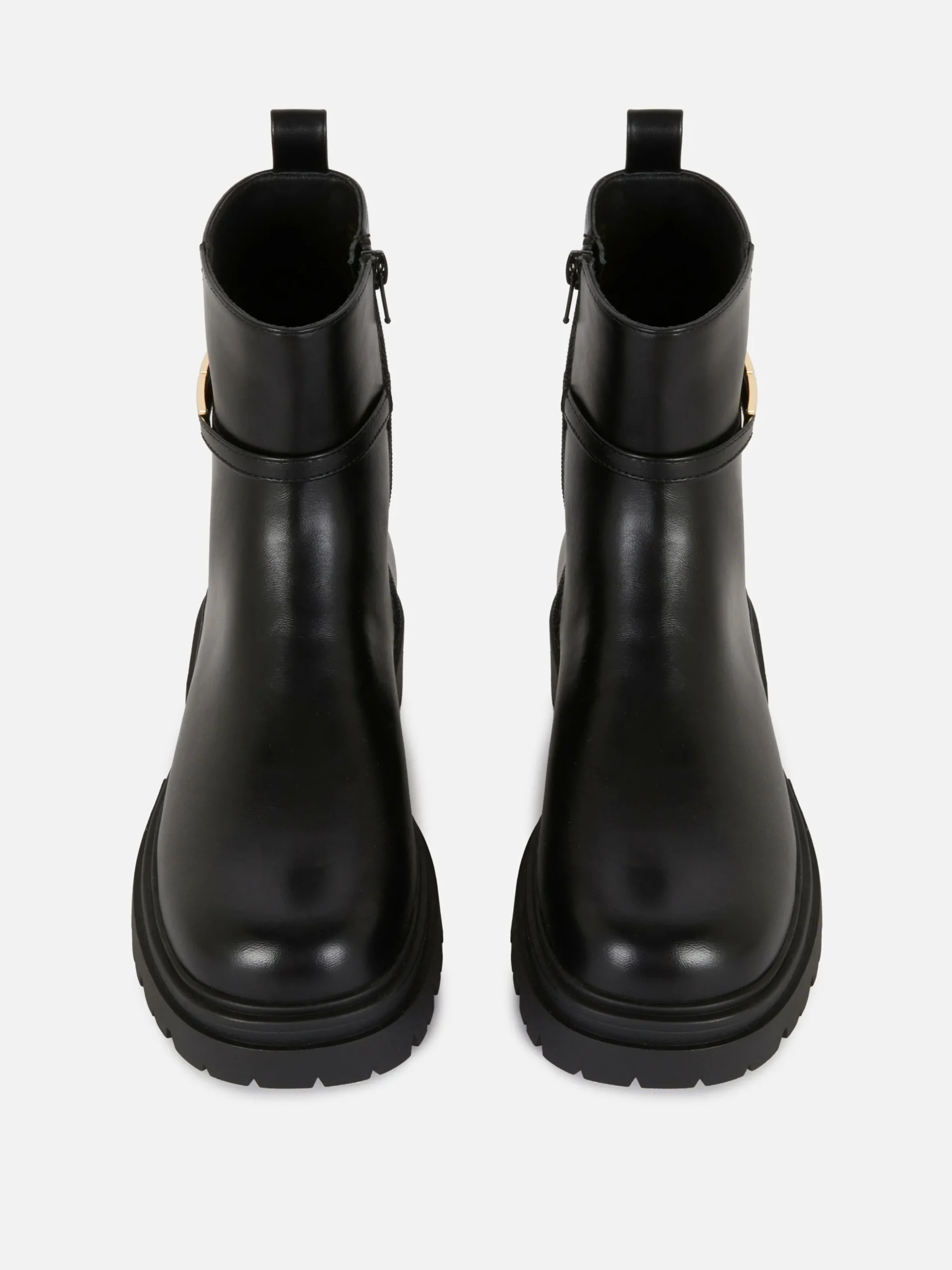 Botines Con Detalle De Hebilla