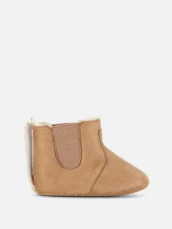 Botines De Pelo Sintético Para Bebé
