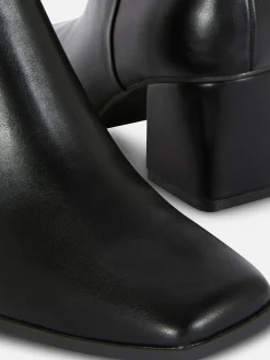 Botines De Tacón Grueso