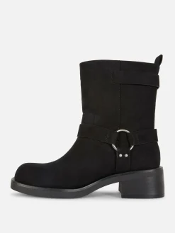 Botines Moteros De Antelina