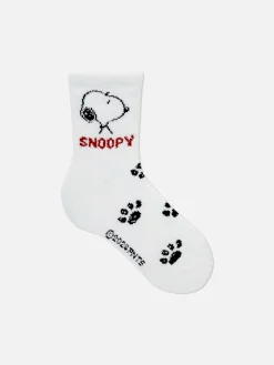 Calcetines Cómodos De Snoopy De Peanuts