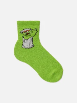 Calcetines De Óscar El Gruñón De Barrio Sésamo