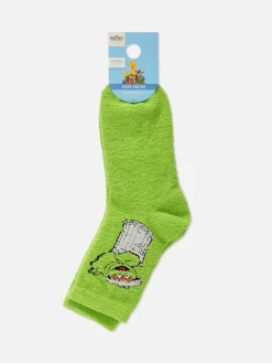 Calcetines De Óscar El Gruñón De Barrio Sésamo
