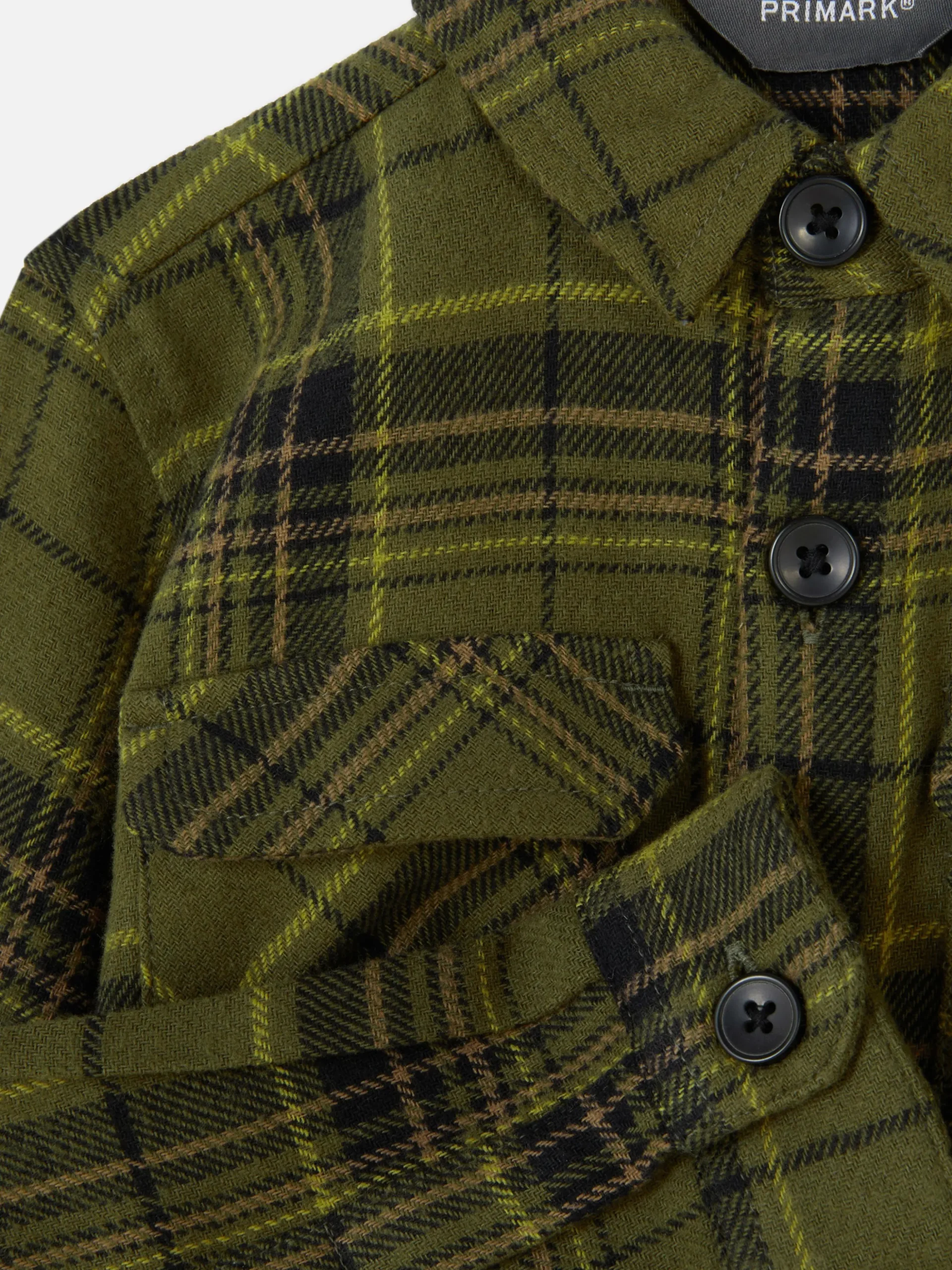 Camisa A Cuadros Con Botones