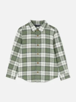Camisa A Cuadros Con Botones