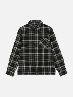 Camisa A Cuadros Con Botones