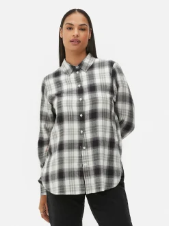 Camisa A Cuadros Con Botones