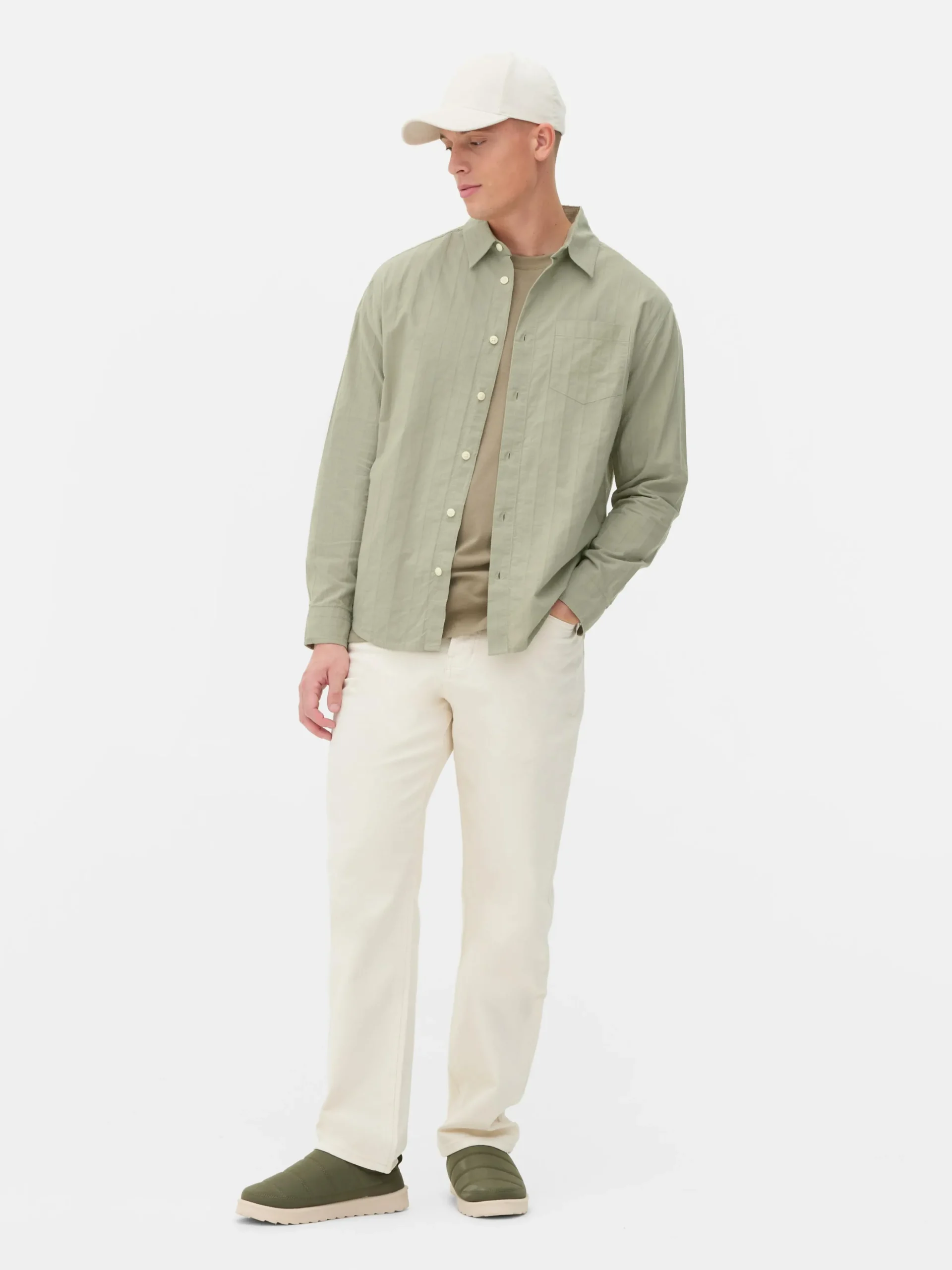 Camisa De Jacquard Con Manga Larga