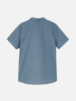 Camisa De Manga Corta Con Botones