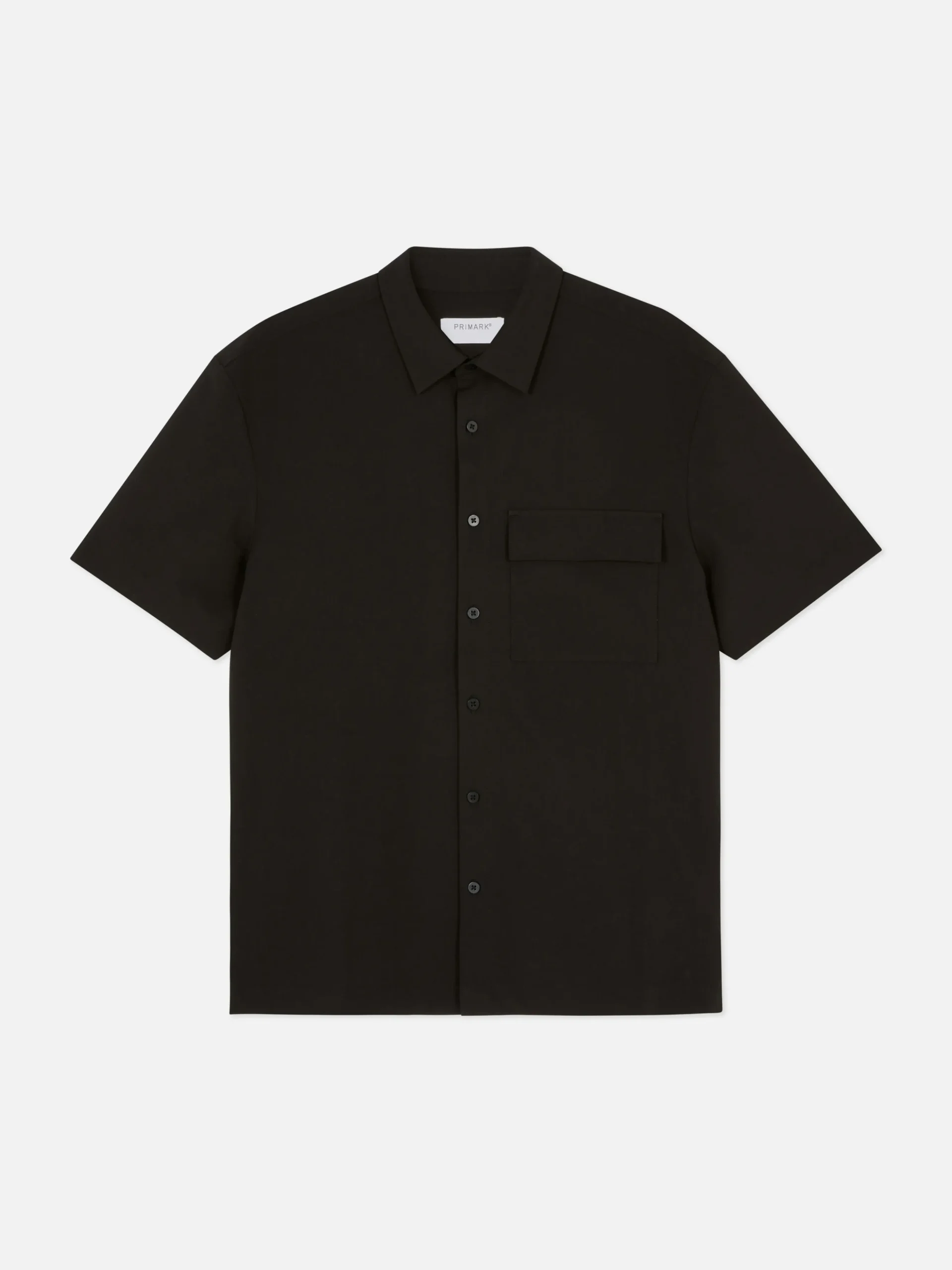 Camisa De Manga Corta Y Corte Cuadrado De Kem