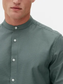 Camisa De Mangas Enrolladas Con Botones