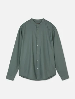 Camisa De Mangas Enrolladas Con Botones