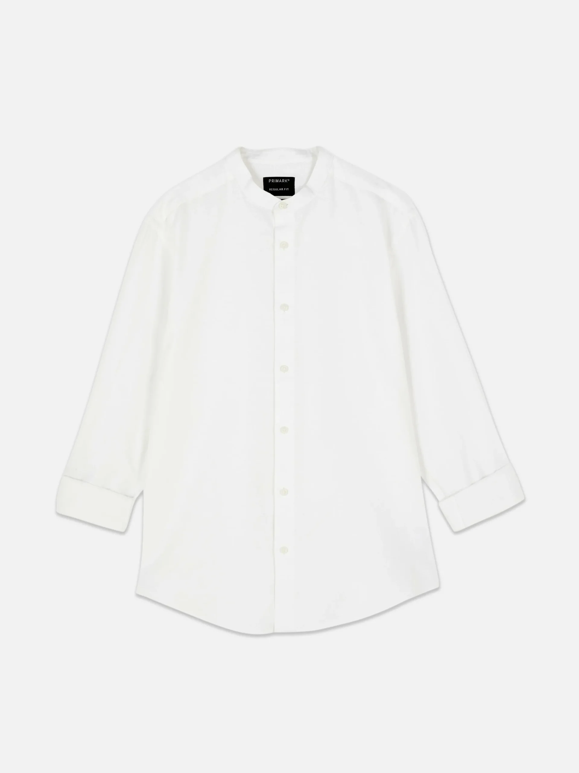 Camisa De Mangas Enrolladas Con Botones