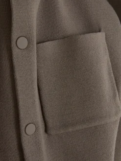 Camisa De Punto Con Corchetes