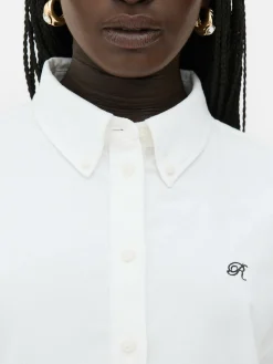 Camisa Oxford Abotonada De Rita Ora