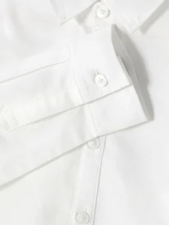Camisa Oxford De Manga Larga Para Niño Mayor