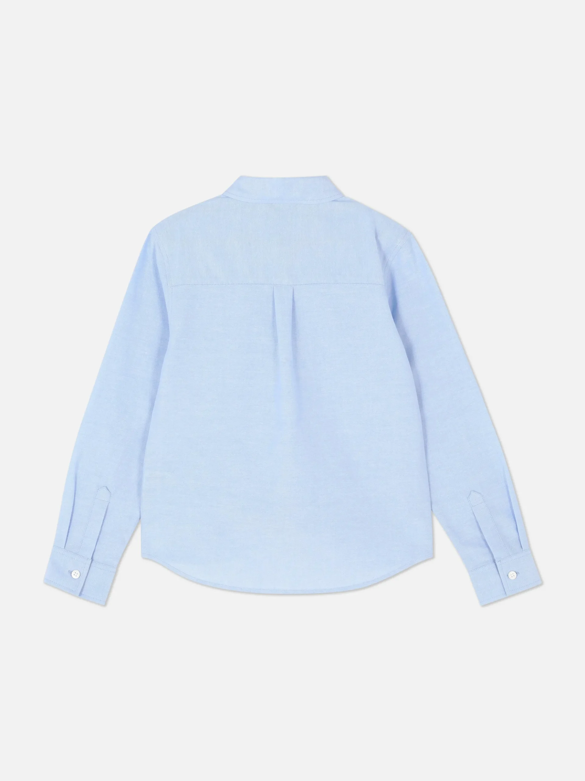 Camisa Oxford De Manga Larga Para Niño Mayor
