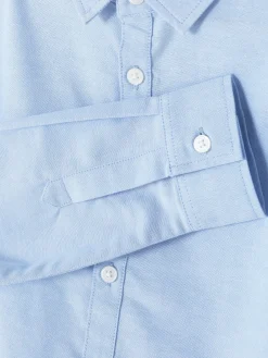 Camisa Oxford De Manga Larga Para Niño Mayor