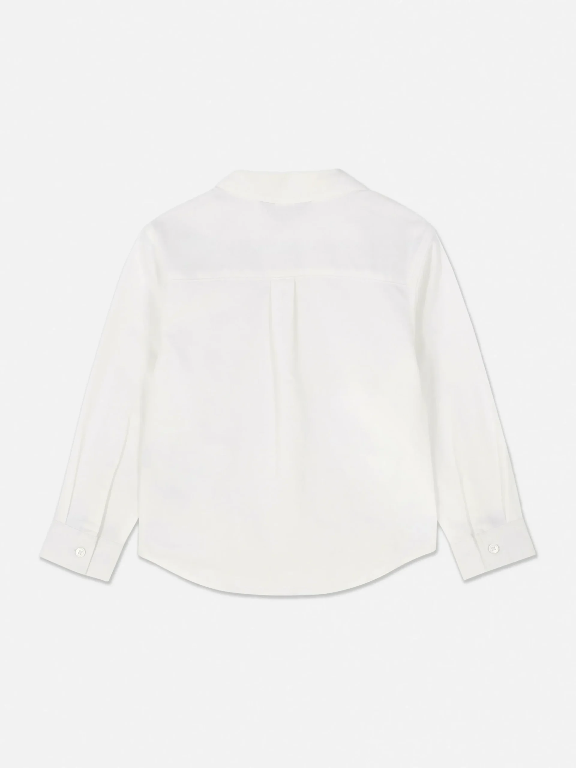 Camisa Oxford De Manga Larga Para Niño Pequeño