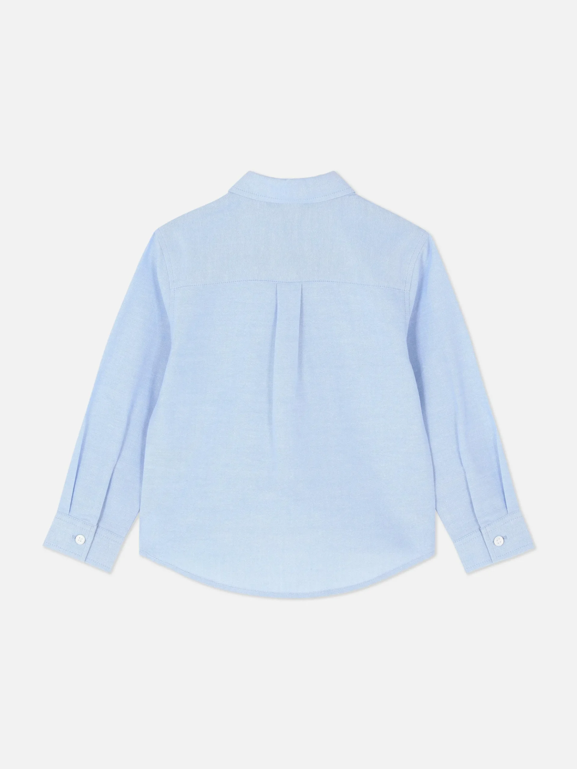Camisa Oxford De Manga Larga Para Niño Pequeño
